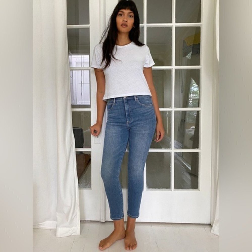 Denim forum The Lola High Rise Skinny jeans 26L size 29